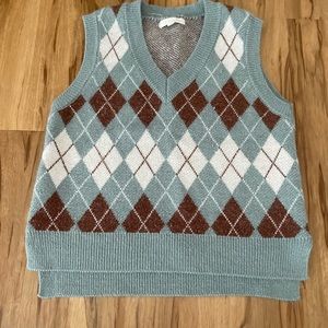 Plad sweater